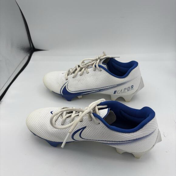 Nike Football Cleats Mens Size 8 Vapor 360 Speed White Blue Spikes CD0082-101 B4 - Picture 10 of 12
